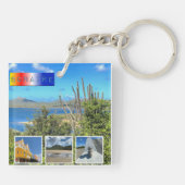 Porte-clés Collage photo Bonaire (Dos)