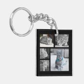 Porte-clés Collage photo couleur cinq (Devant gauche)