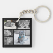 Porte-clés Collage photo couleur cinq (Dos)