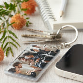 Porte-clés Collage photo Couple 3 moderne Meilleur Couple Jam (Devant droit)