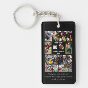 Porte-clés Collage photo de football