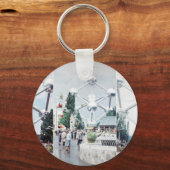 Porte-clés Collage photo de l'Atomium de Bruxelles (Recto)