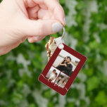 Porte-clés Collage photo et texte personnalisé<br><div class="desc">Faites un porte - clé photo personnalisé de Ricaso - ajoutez vos propres photos et texte - photo collage cadeaux</div>