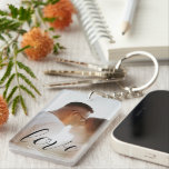Porte-clés Collage photo et texte personnalisé<br><div class="desc">Faites un porte - clé photo personnalisé de Ricaso - ajoutez vos propres photos et texte - photo collage cadeaux</div>