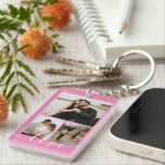 Porte-clés Collage photo et texte personnalisé<br><div class="desc">Faites un porte - clé photo personnalisé de Ricaso - ajoutez vos propres photos et texte - photo collage cadeaux</div>