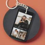 Porte-clés Collage photo et texte personnalisé<br><div class="desc">Faites un porte - clé photo personnalisé de Ricaso - ajoutez vos propres photos et texte - photo collage cadeaux</div>