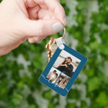 Porte-clés Collage photo et texte personnalisé<br><div class="desc">Faites un porte - clé photo personnalisé de Ricaso - ajoutez vos propres photos et texte - photo collage cadeaux</div>