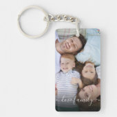 Porte-clés Collage photo et texte personnalisé Keychai (Devant)