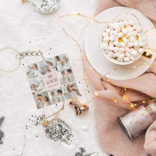 Porte-clés Collage Photo Maman We Love You Best Mother Cadeau