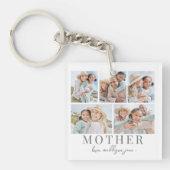 Porte-clés Collage photo mère (Devant)
