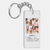 Porte-clés Collage photo moderne mignonne Happy First Fête de (Devant gauche)