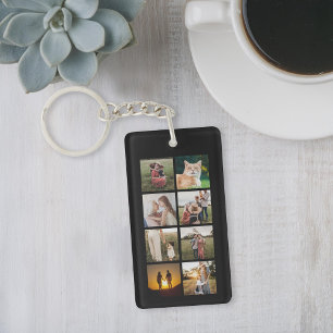 Porte-clés Collage photo personnalisé 8
