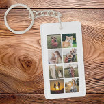 Porte-clés Collage photo personnalisé 8<br><div class="desc">Créez votre propre porte - clé photo-collage personnalisé. Ajoutez simplement vos 8 photos préférées pour un porte - clé photo personnalisé.</div>