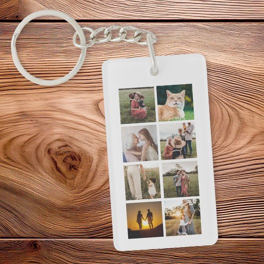 Porte-clés Collage photo personnalisé 8