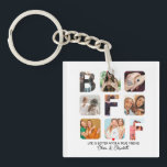 Porte-clés Collage photo personnalisé Besties BFF Cadeaux d'a<br><div class="desc">Collage photo personnalisé Besties BFF Cadeaux d'anniversaire</div>