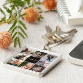 Porte-clés Collage photo tendance (Côté)