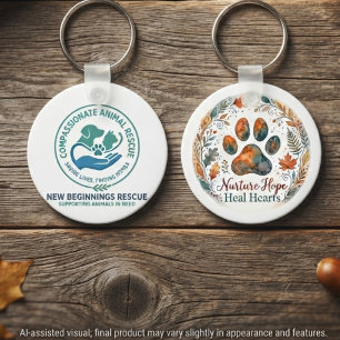 Porte-clés Collecte de fonds pour le sauvetage d'animaux Empr