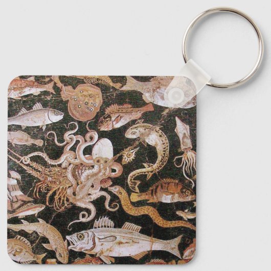 PORTE-CLÉS COLLECTE POMPEII / OCÉAN - SCÈNE DE VIE MARINE (Dos)