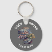 Porte-clés Collecteurs de fonds de roches personnalisés (Recto)
