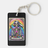 Porte-clés Collection de cartes Tarot du Coiffeur (Dos)