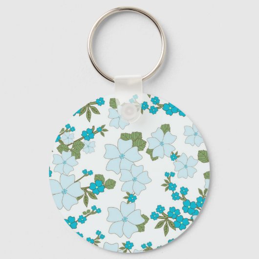 Porte-clés Collection de fleurs de printemps (Recto)