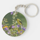 Porte-clés Collection de jardin printanier Crème (Dos)