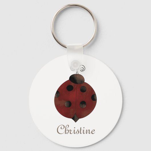 Porte-clés Collection de jardins ・ Ladybug (Recto)