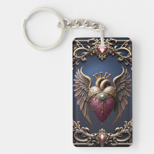 Porte-clés Collection de mariage gothique victorien (Devant)