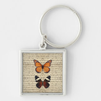 Porte-clés Collection de papillons vintages