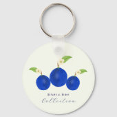 Porte-clés Collection de prunes botaniques (Recto)