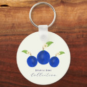 Porte-clés Collection de prunes botaniques (Recto)