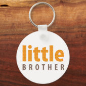 Porte-clés COLLECTION DE SOINS - petit frère {orange} (Recto)