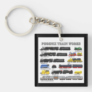 Porte-clés Collection de trains PTW
