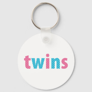 Porte-clés COLLECTION DE VINS - mélange {aqua + rose}