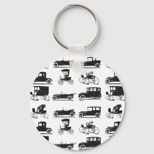 Porte-clés Collection de voitures anciennes et classiques (Recto)