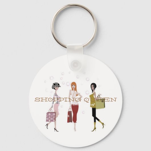PORTE-CLÉS COLLECTION SHOPPING REINE (Recto)