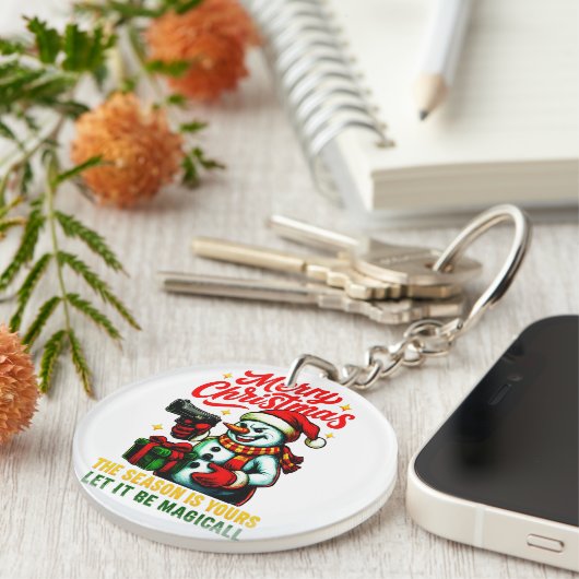 Porte-clés Collector's Snowman Keychain Edgy Christmas (Devant droit)
