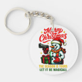 Porte-clés Collector's Snowman Keychain Edgy Christmas (Devant)