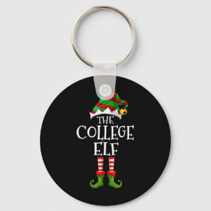 Porte-clés College Elf Fun Correspondant Pyjama Groupe Noël W