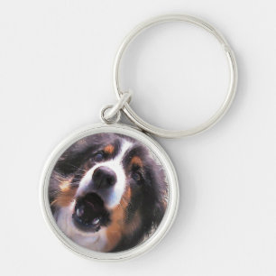 PORTE-CLÉS COLLIE FRONTALIÈRE