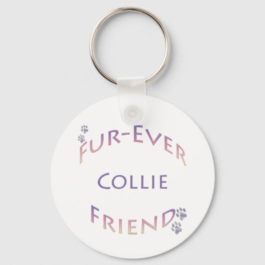 Porte-clés Collie Furever (Recto)