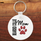 Porte-clés Collie harcelée Maman 2 (Recto)