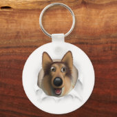 Porte-clés Collie (Manteau Rough) Sortie (Recto)