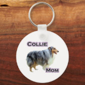 Porte-clés Collie Mom 4 - Porte - clé (Recto)