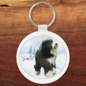 Porte-clés Collie Noel (Recto)