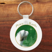 Porte-clés Collie Paix (Recto)