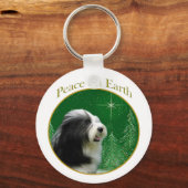 Porte-clés Collie Paix (Recto)