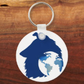 Porte-clés ColliesWithoutBorders logo (Verso)