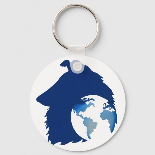 Porte-clés ColliesWithoutBorders logo (Verso)