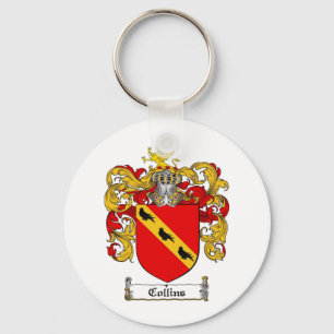 PORTE-CLÉS COLLINS FAMILLE CREST - COLLINS COAT OF ARMS